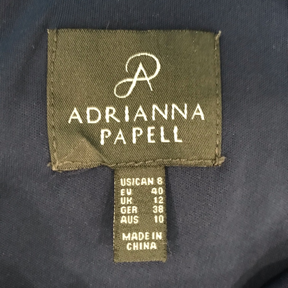 Adrianna Papell Formal, Navy Blue Color, In excellent condition. - Picture 6 of 6